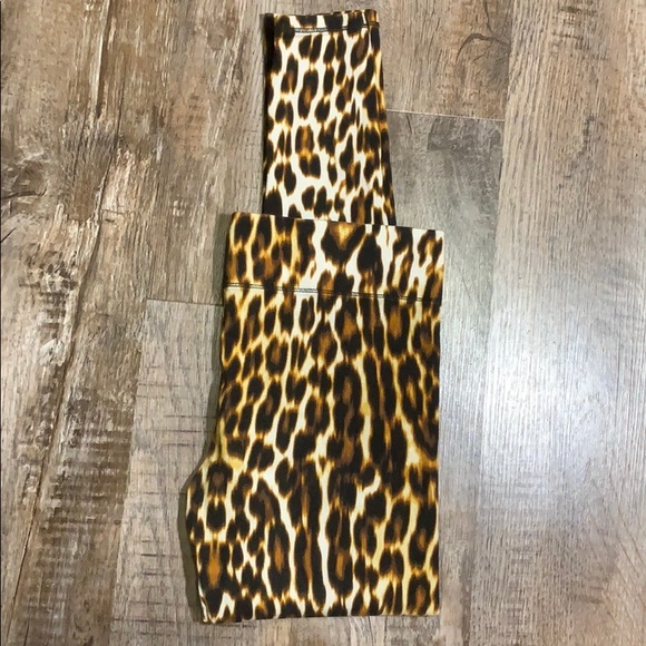 MIXIT | Leopard Print Designer Straight Leggings | Pants Fitted Fashionable - Picture 5 of 10